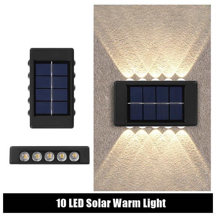 Buy Pcs Solar Led Outdoor Wall Light Solar Led Light For Courtyard Street Landscape Garden